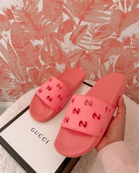 nordstrom womens gucci slides|gucci slides for women pink.